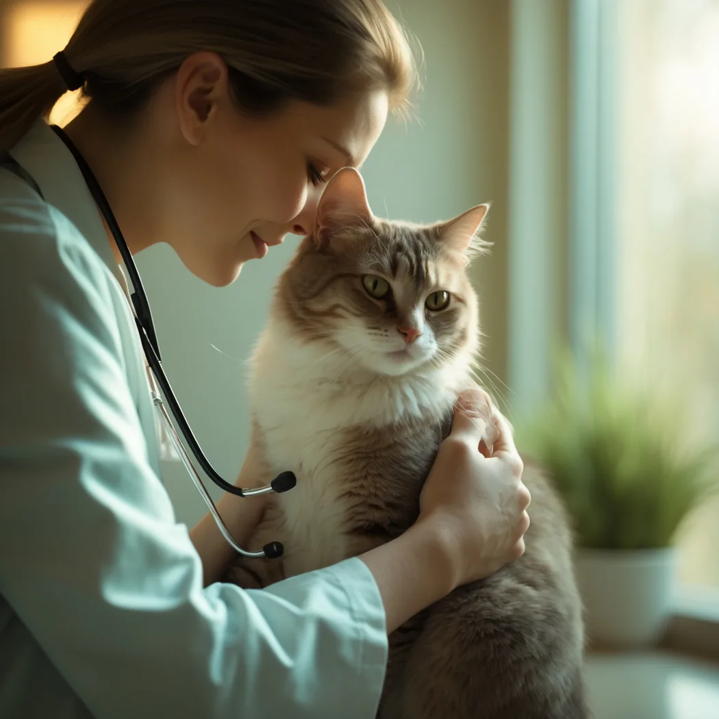Atención a un gato en French's